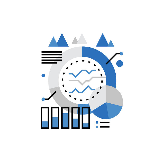 Indicadores de projeto: diferença entre porcentagens estimadas e reais