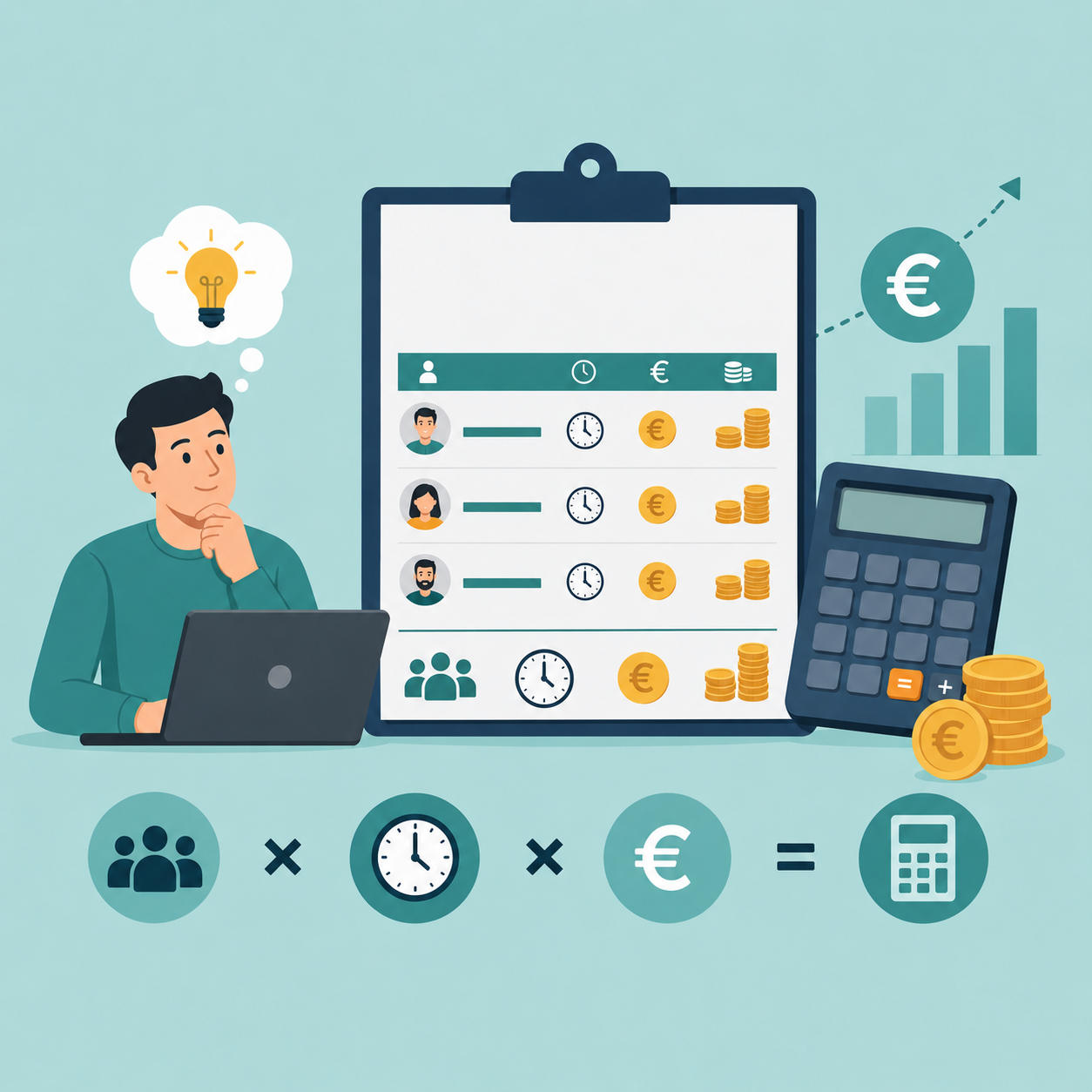 How to calculate the cost of your projects with man hours
