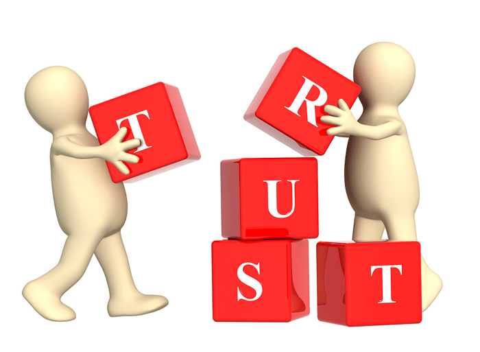 Trust me; question or statement?