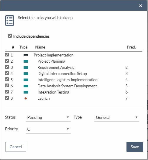 Generación y selección de tareas con IA
